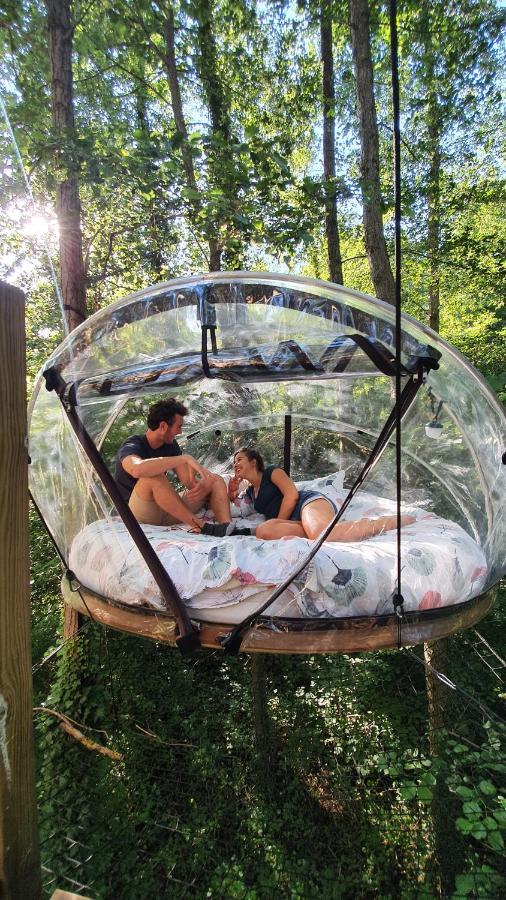 Les Bulles De La Maison Du Rocher Noisy-sur-Ecole Екстериор снимка